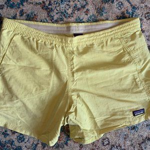 Women's Patagonia 5" Baggies Neon Yellow